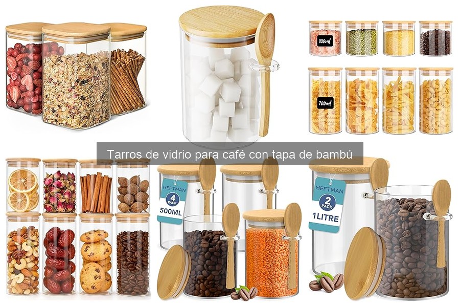 ¿Cuántos gramos de café caben en un tarro de vidrio?