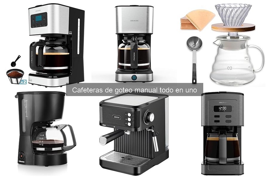 Deliciosas recetas de café con cafetera de goteo manual