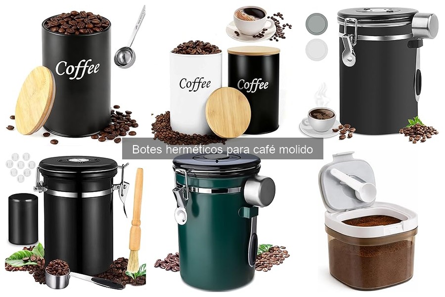Diferencias entre botes herméticos y convencionales para café