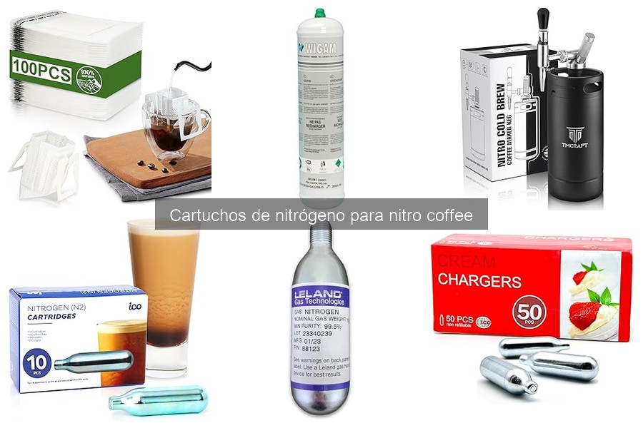Diferencias entre cartuchos de nitrógeno y otros gases para café