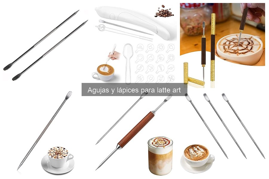 Dónde comprar agujas y lápices para latte art online