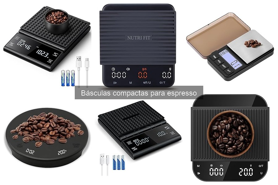 Dónde comprar básculas compactas para espresso: Guía y ofertas