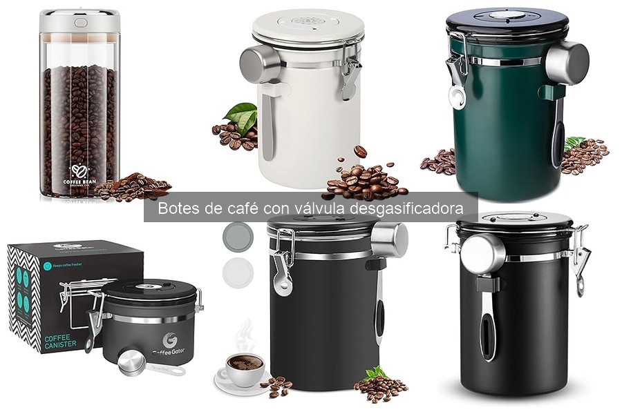 Dónde comprar botes de café con válvula desgasificadora