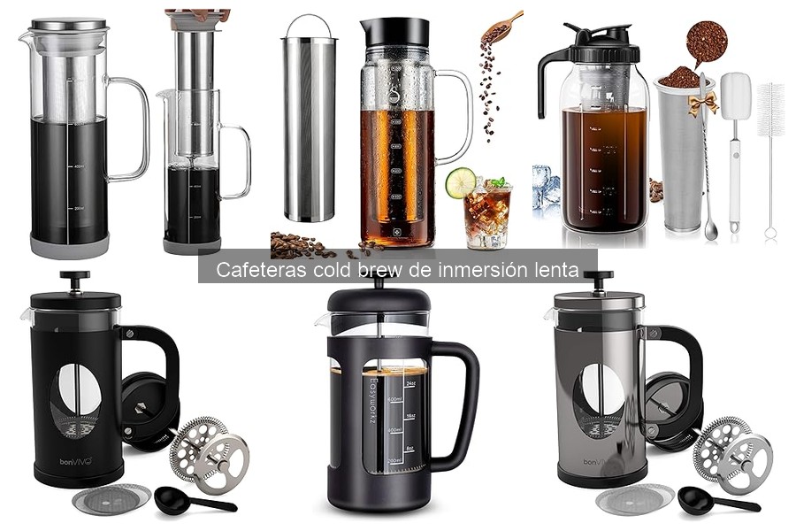 Dónde comprar cafeteras cold brew de inmersión lenta