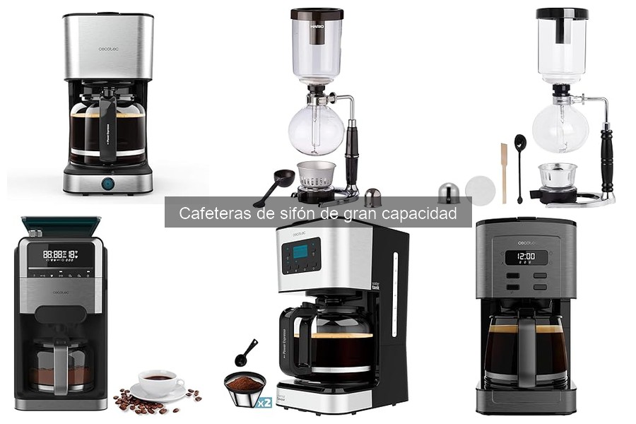 Dónde comprar cafeteras de sifón de gran capacidad