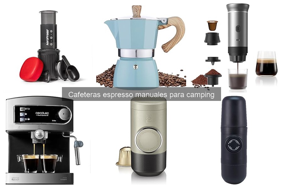 Dónde comprar cafeteras espresso manuales para camping