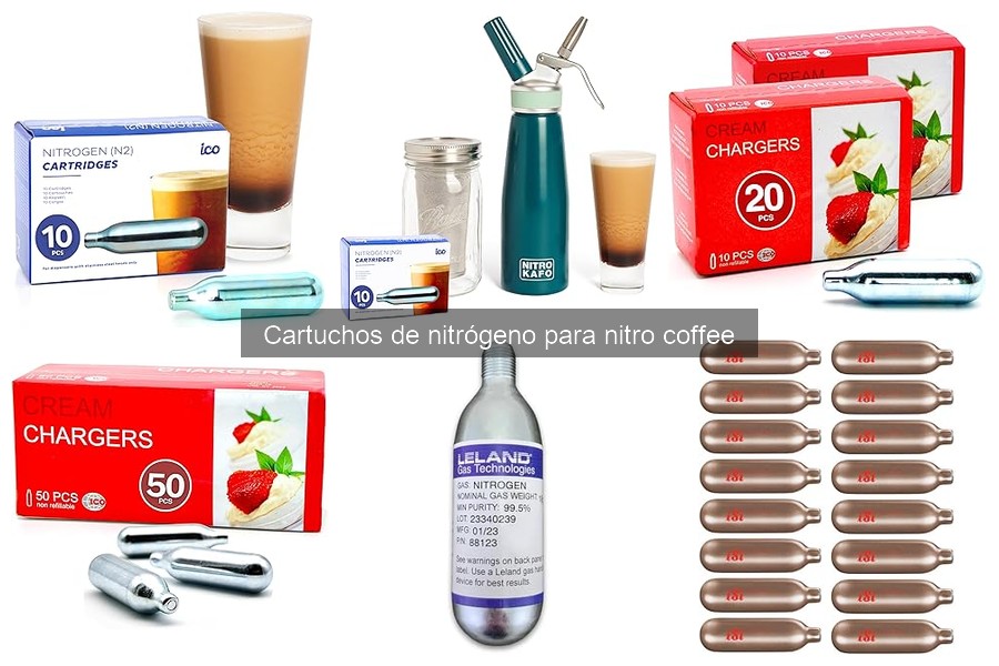 Dónde comprar cartuchos de nitrógeno para café nitro