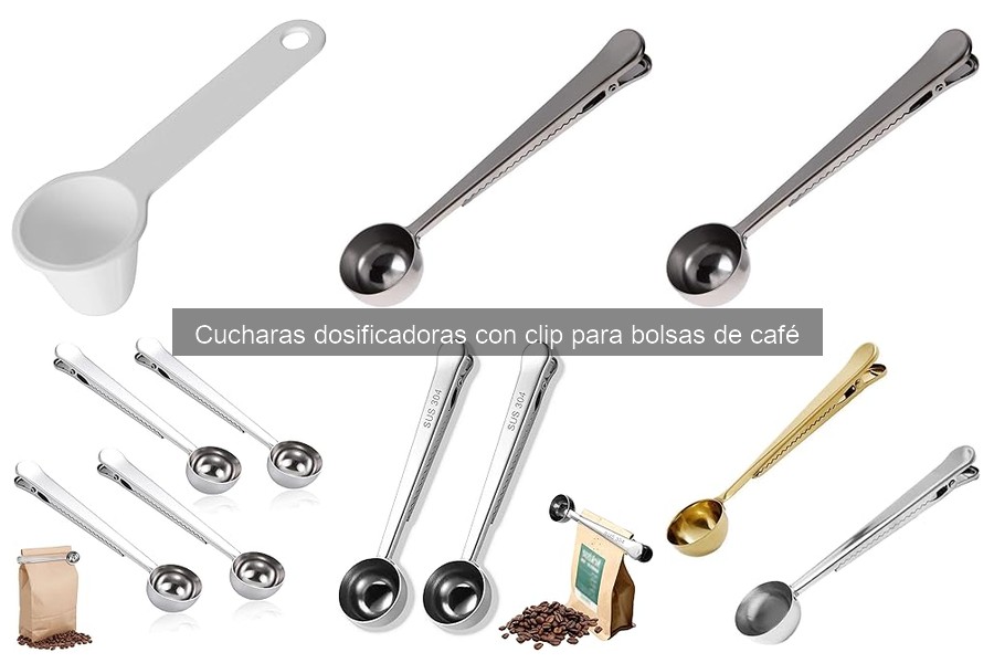 Dónde comprar cucharas dosificadoras con clip para café
