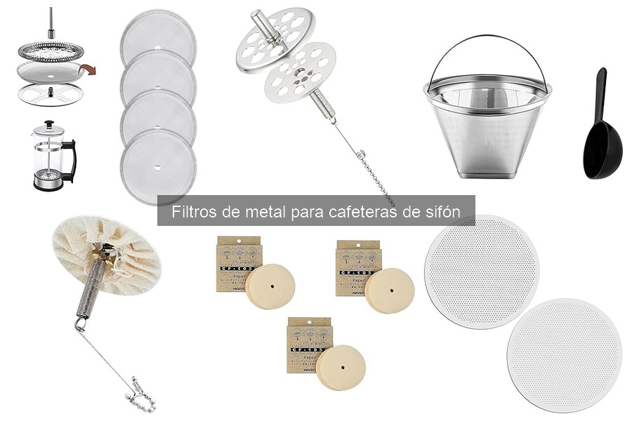Dónde comprar filtros de metal para cafeteras de sifón