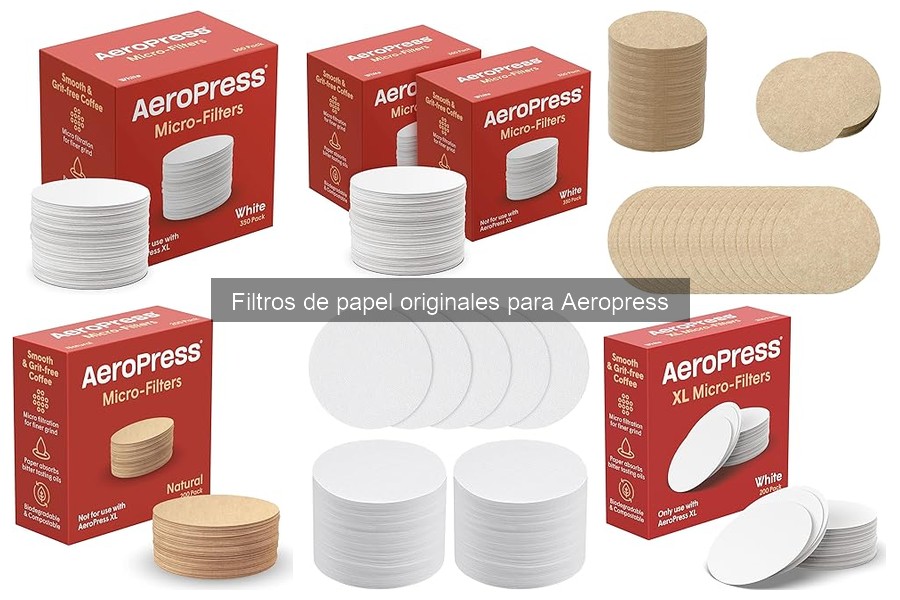 Dónde comprar filtros de papel originales para Aeropress