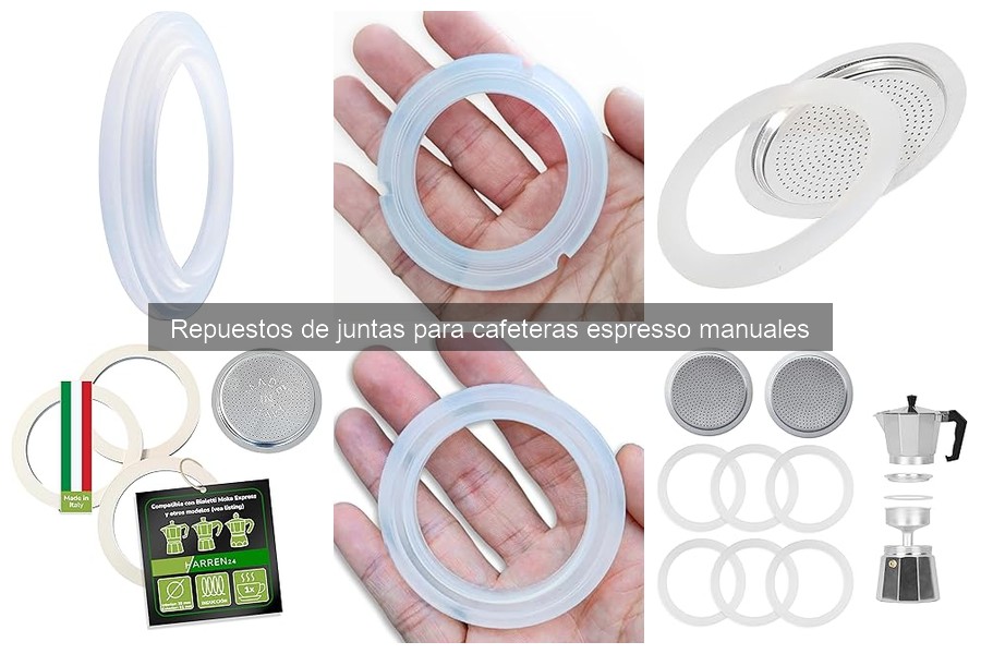 ¿Dónde comprar juntas de repuesto para cafeteras espresso?