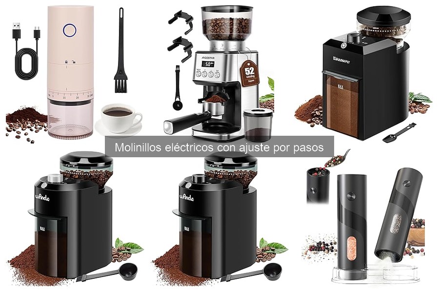 Dónde comprar molinillos eléctricos con ajuste por pasos