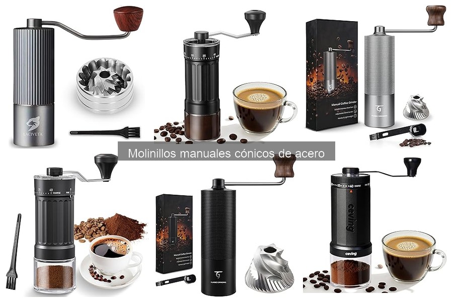 Dónde comprar molinillos manuales cónicos de acero a buen precio