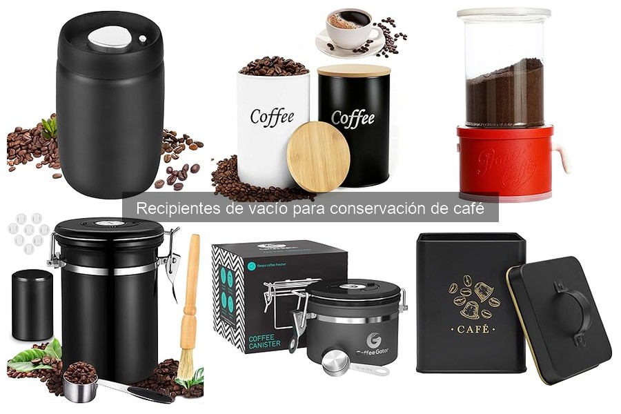 Dónde comprar recipientes de vacío para conservar café