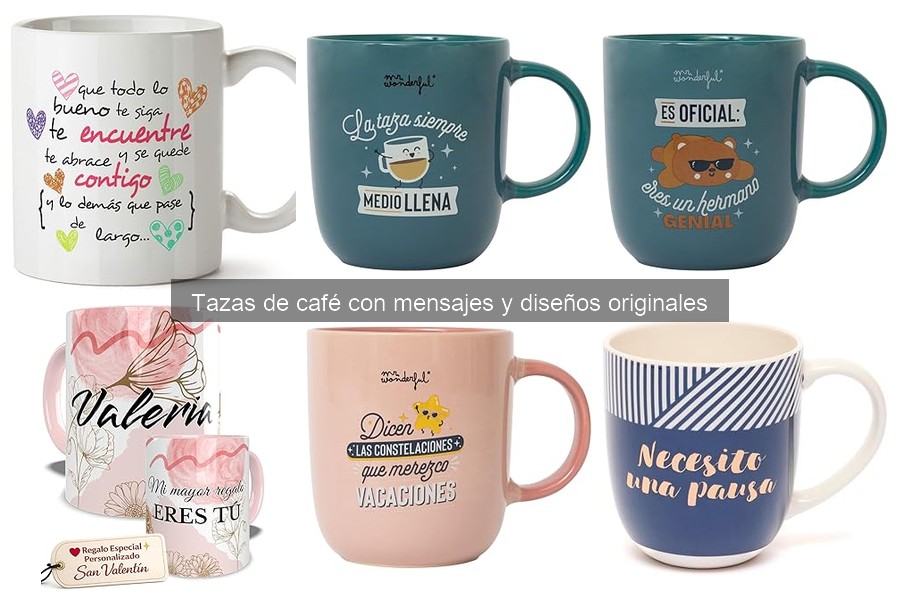 Dónde comprar tazas de café con mensajes originales a buen precio
