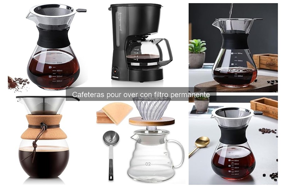 Elige la mejor cafetera pour over con filtro permanente