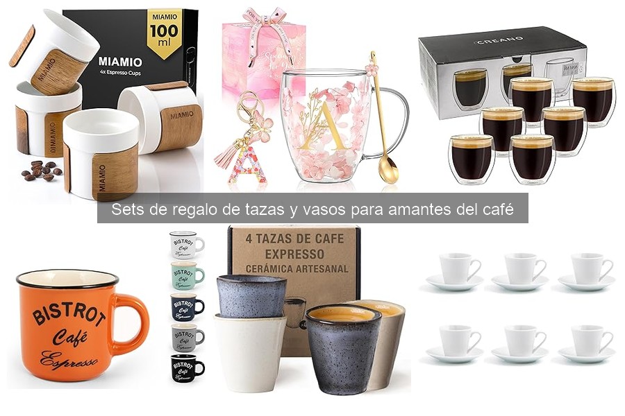 Errores al regalar sets de tazas y vasos para amantes del café