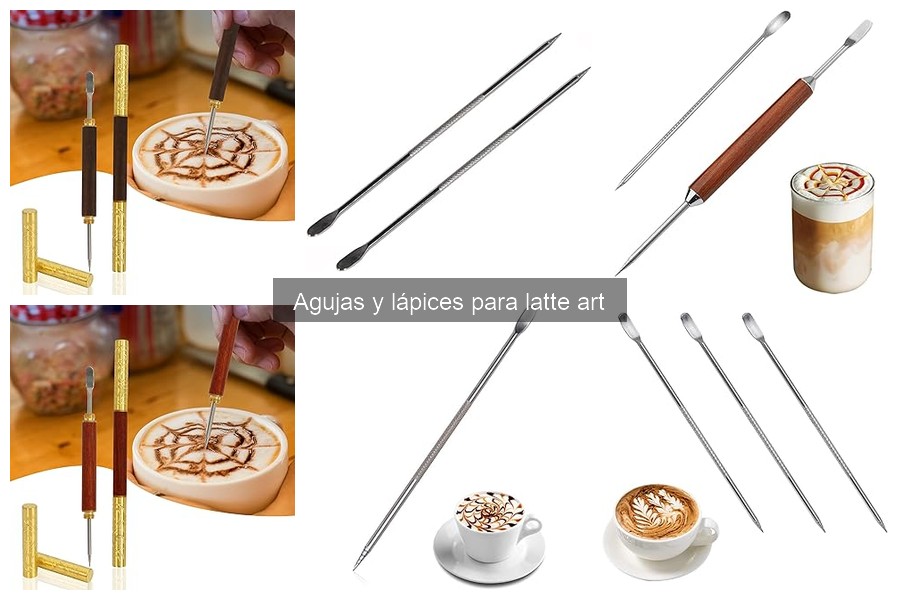** Errores comunes al usar agujas y lápices para latte art