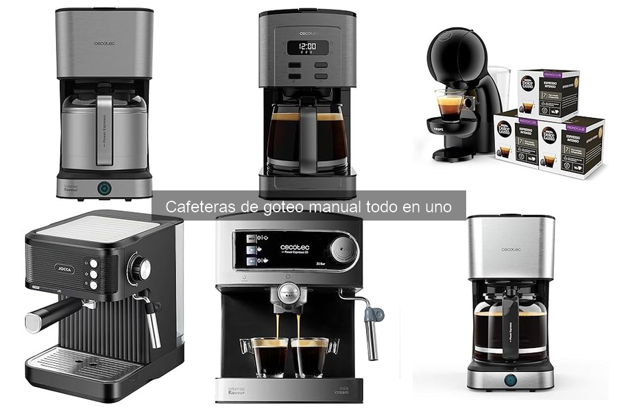 Funciones avanzadas en cafeteras de goteo manual