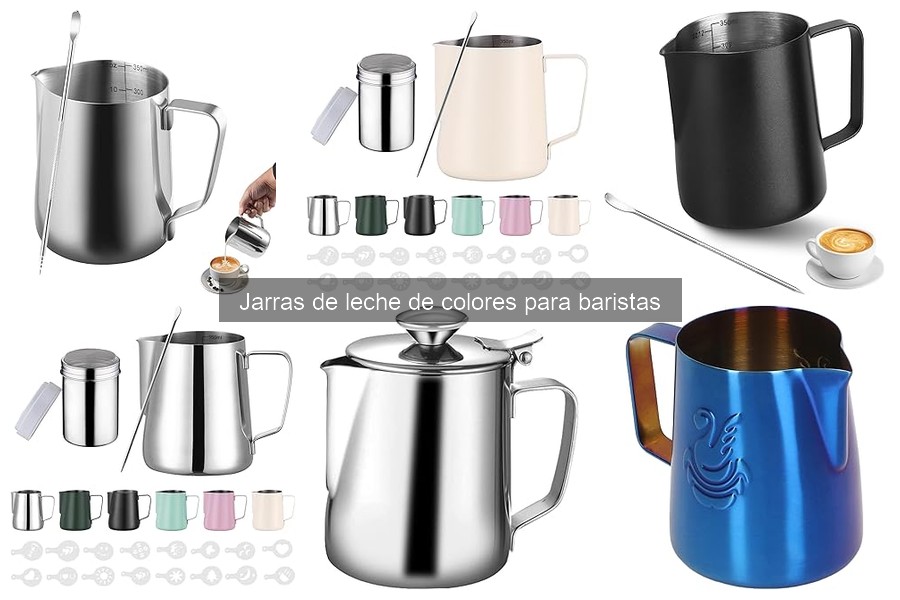Guía de compra: Jarras de leche de colores para baristas