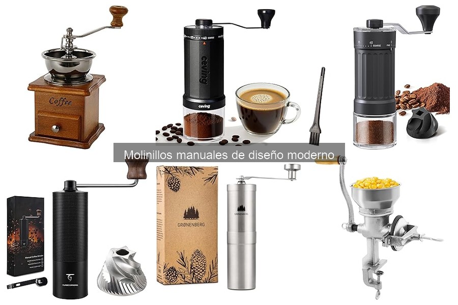 Guía de compra para molinillos manuales de diseño moderno
