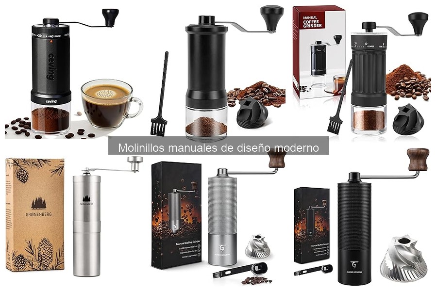Inspiración Moderna: Molinillos Manuales de Café para Tu Cocina