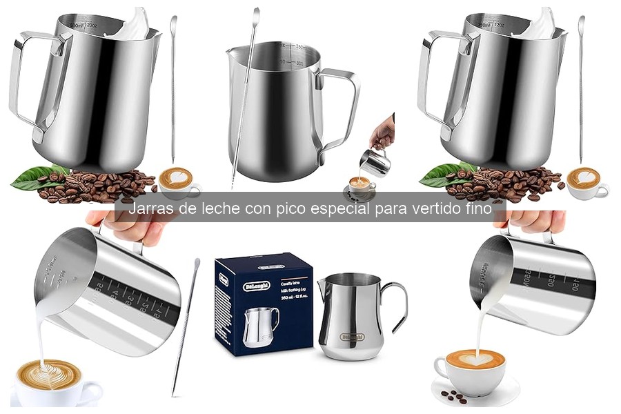 Jarras de leche con pico especial: ¿qué son y para qué sirven?