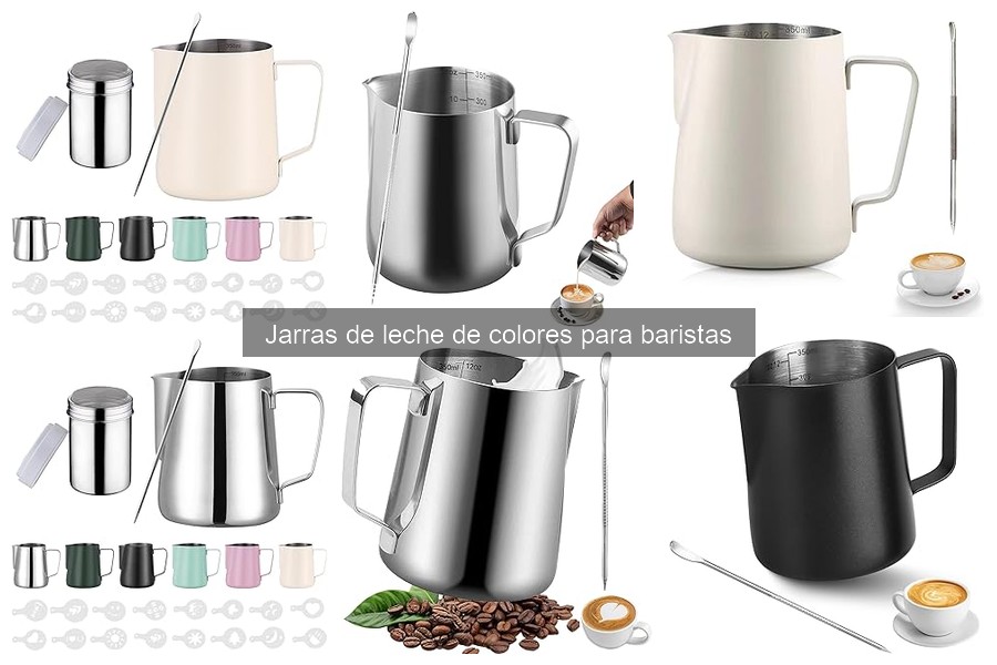 Jarras de leche de colores vs. acero inoxidable: pros y contras