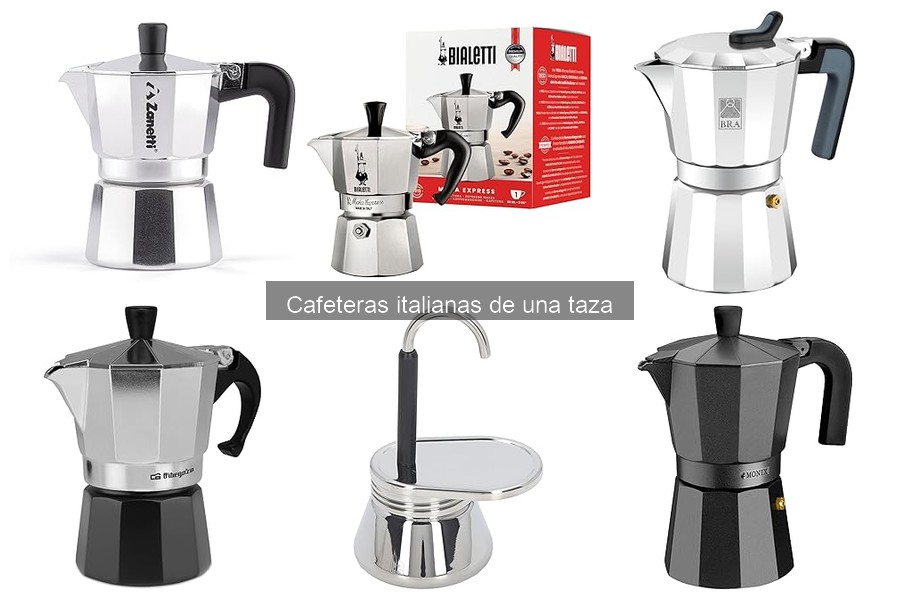 Las mejores cafeteras italianas de una taza económicas