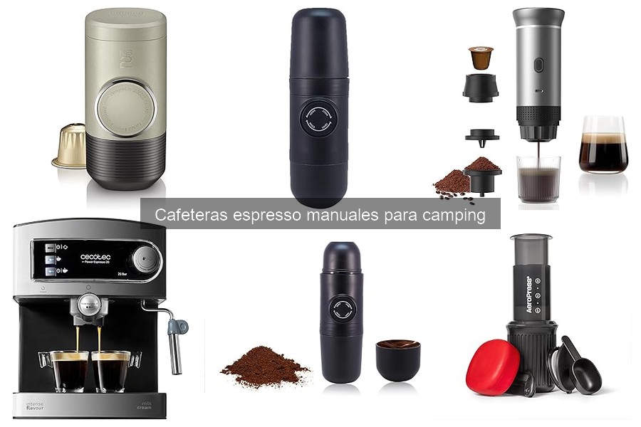 Mantenimiento de cafeteras espresso manuales para camping