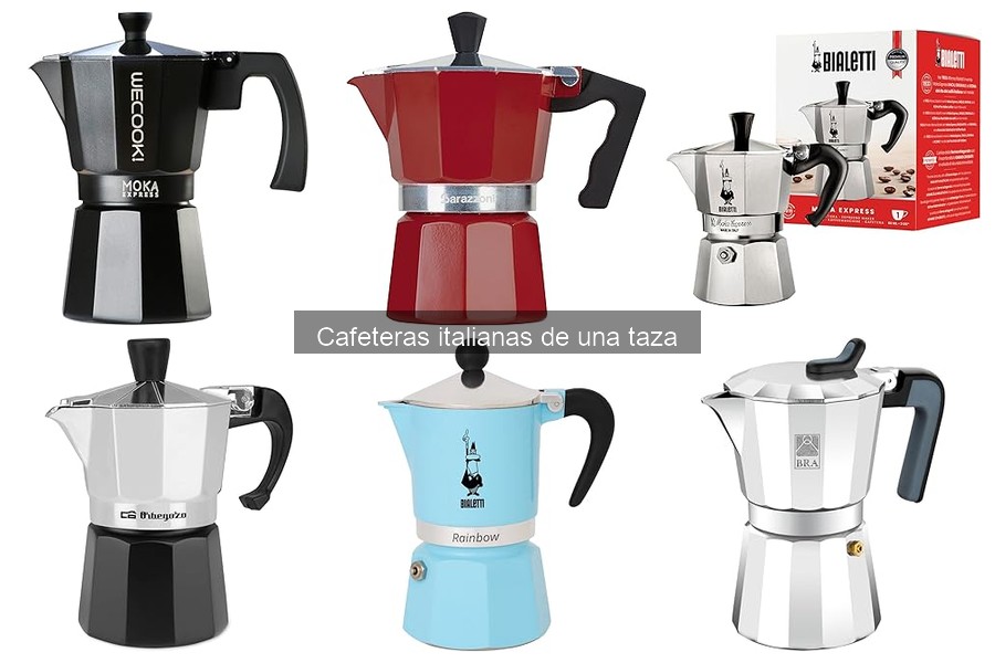 Mantenimiento de cafeteras italianas de una taza: Consejos útiles