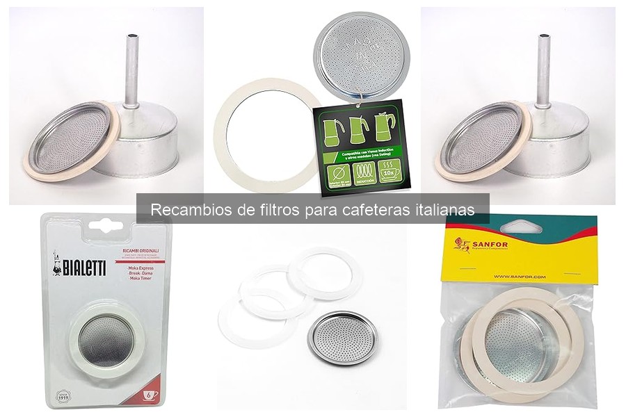 Mantenimiento de filtros para cafeteras italianas