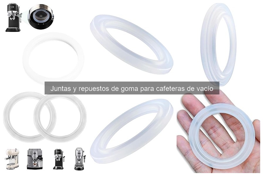 Mantenimiento de juntas y repuestos de goma en cafeteras