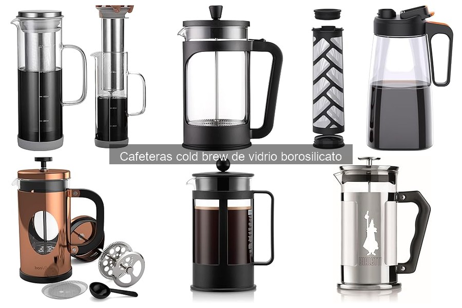 Mantenimiento y limpieza de cafeteras cold brew de vidrio