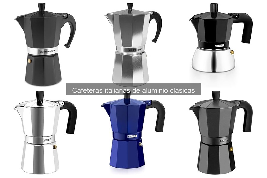 Mantenimiento y limpieza de cafeteras italianas de aluminio
