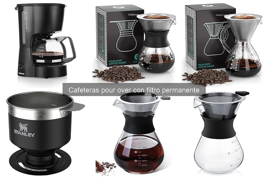 Mantenimiento y limpieza de cafeteras pour over con filtro permanente