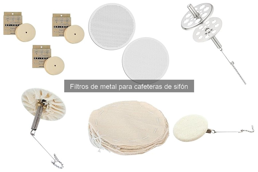 Mantenimiento y limpieza de filtros de metal para sifón