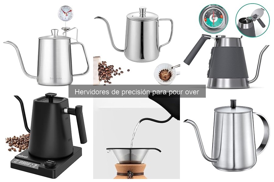 Mantenimiento y limpieza de hervidores de precisión para café