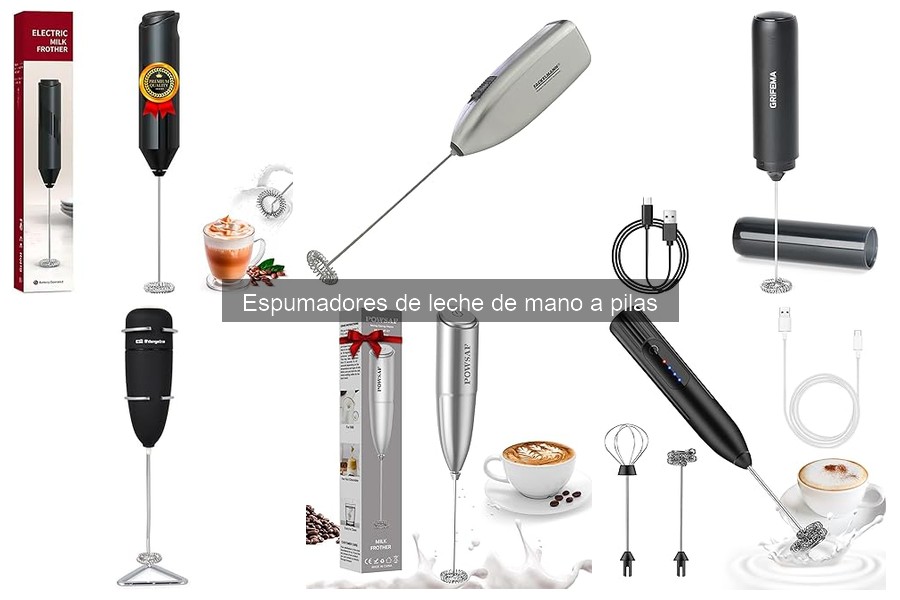 Mantenimiento y limpieza del espumador de leche a pilas