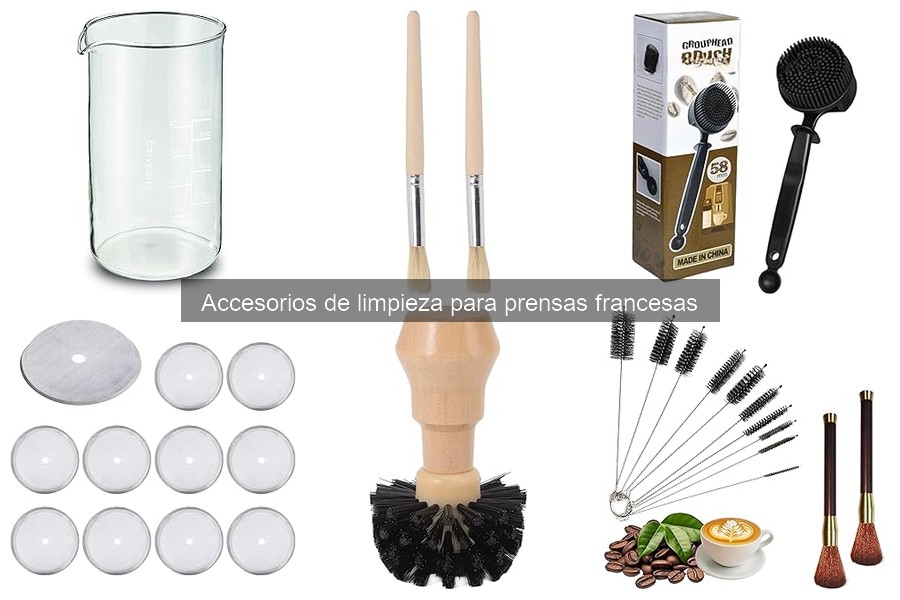 Materiales efectivos para limpiar una prensa francesa