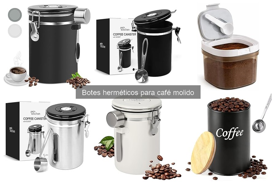 Materiales ideales para botes herméticos de café molido