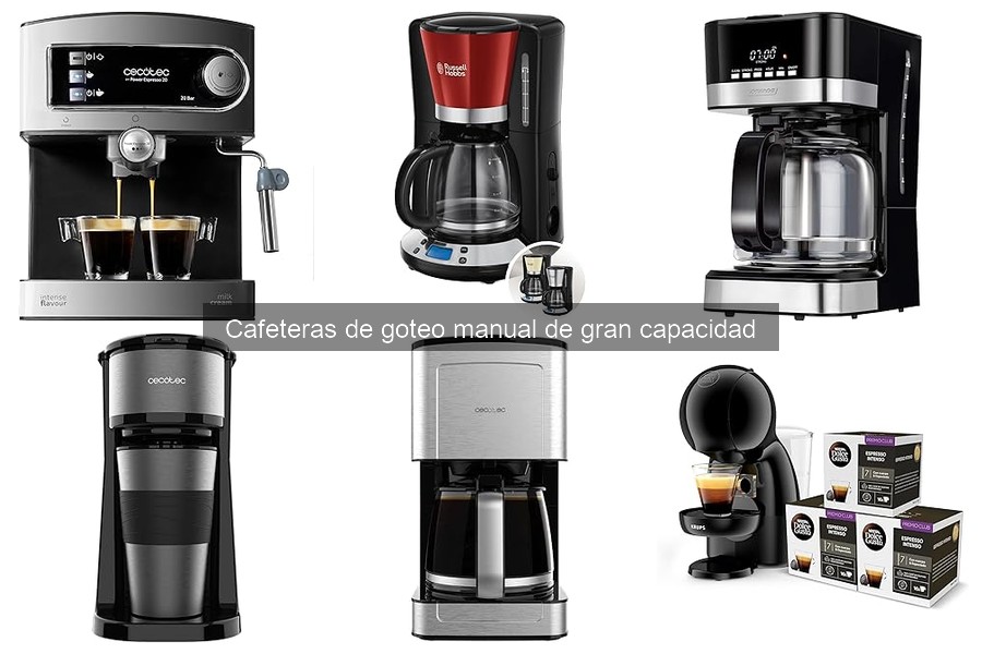 Mejores accesorios para cafeteras de goteo manual de gran capacidad