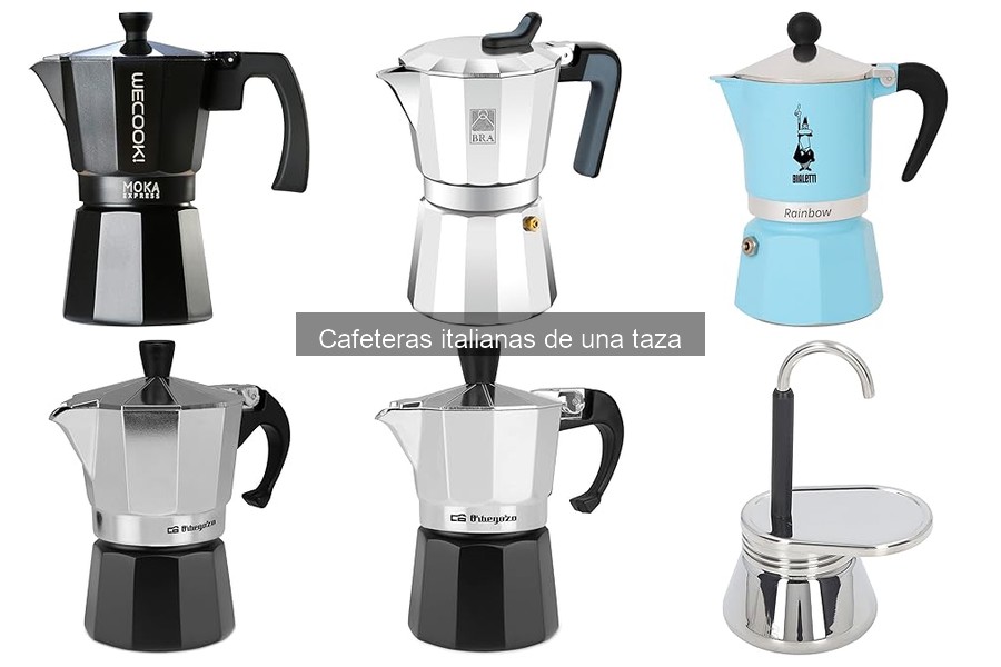 Mejores accesorios para cafeteras italianas de una taza