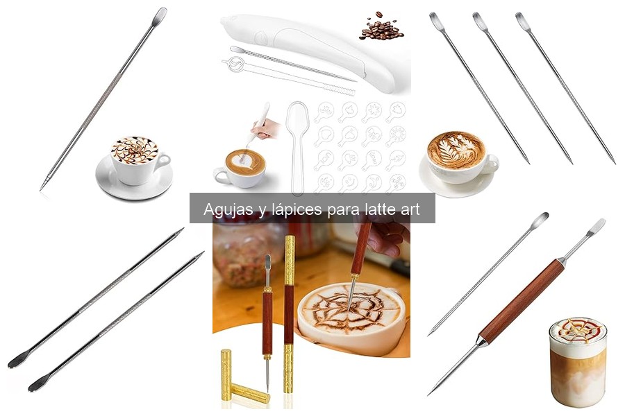 Mejores agujas y lápices para latte art: comparativa 2023
