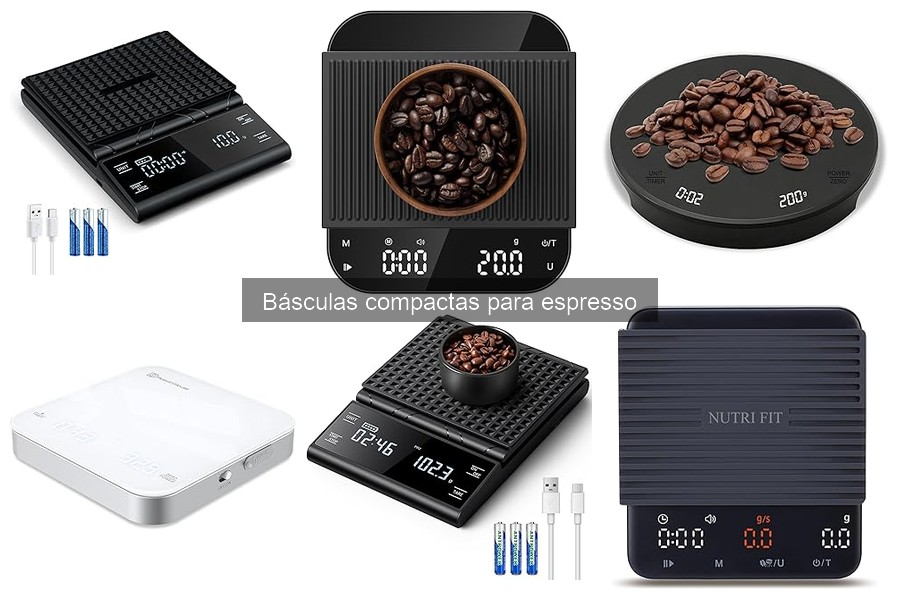Mejores básculas compactas para espresso en 2023
