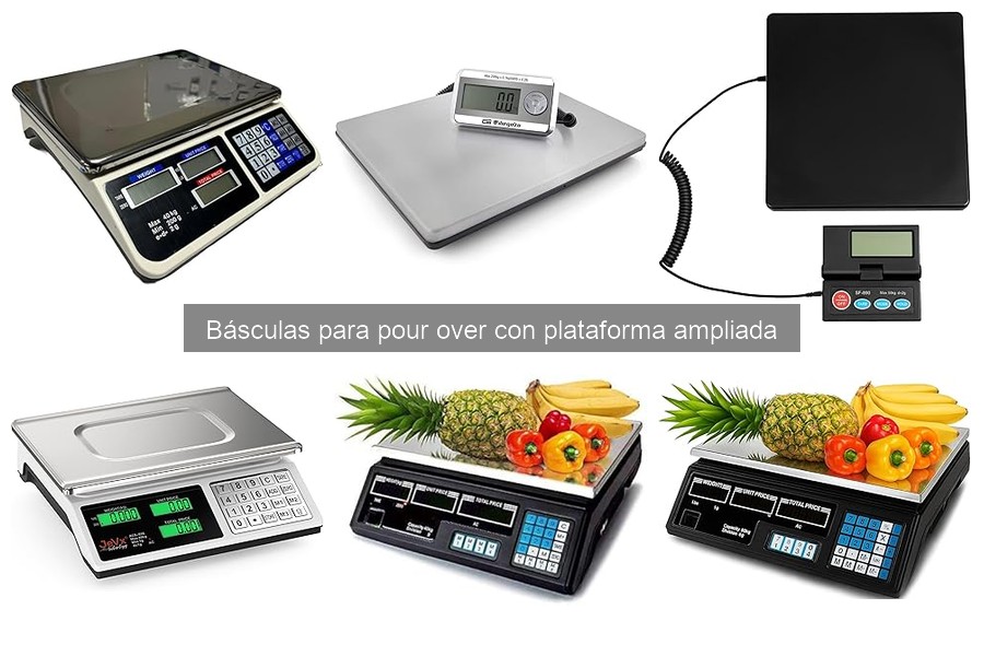 Mejores básculas para pour over del mercado: comparativa 2023