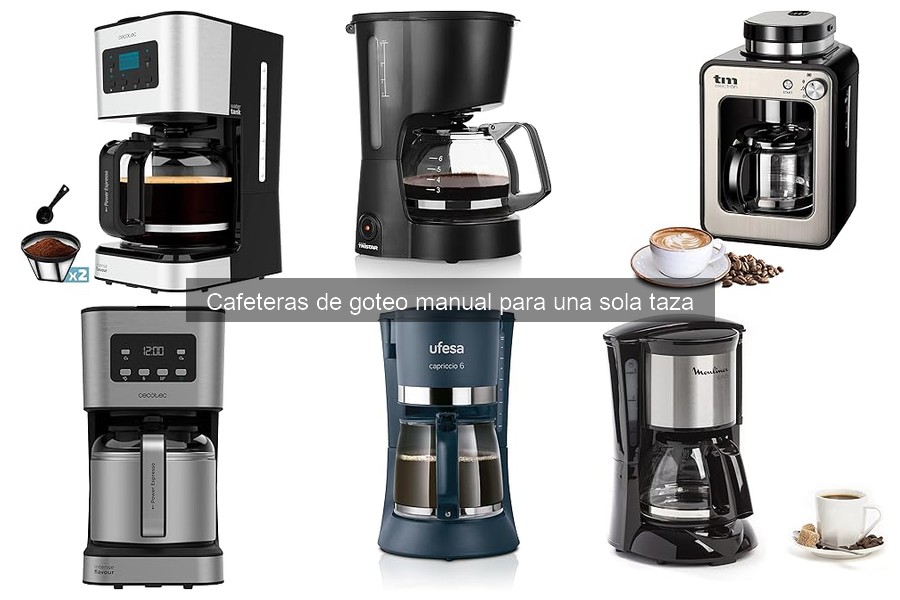 Mejores cafeteras de goteo manual para una sola taza en 2023