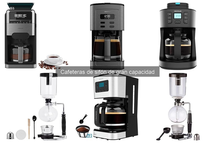 Mejores Cafeteras de Sifón de Gran Capacidad para Principiantes