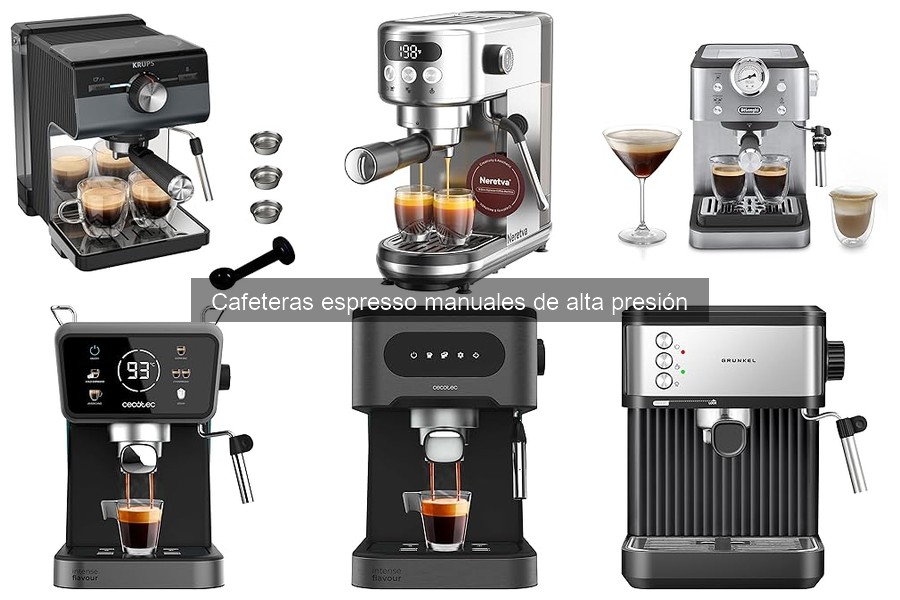 Mejores cafeteras espresso manuales: comparativa 2023