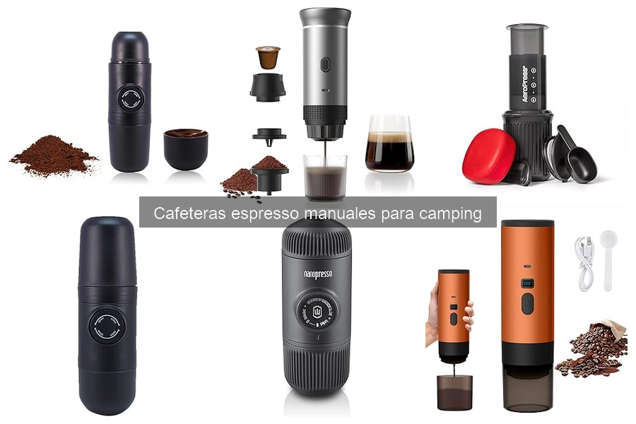 Mejores cafeteras espresso manuales para camping 2023